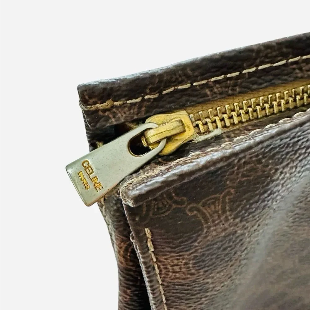 Celine Dark Brown Clutch